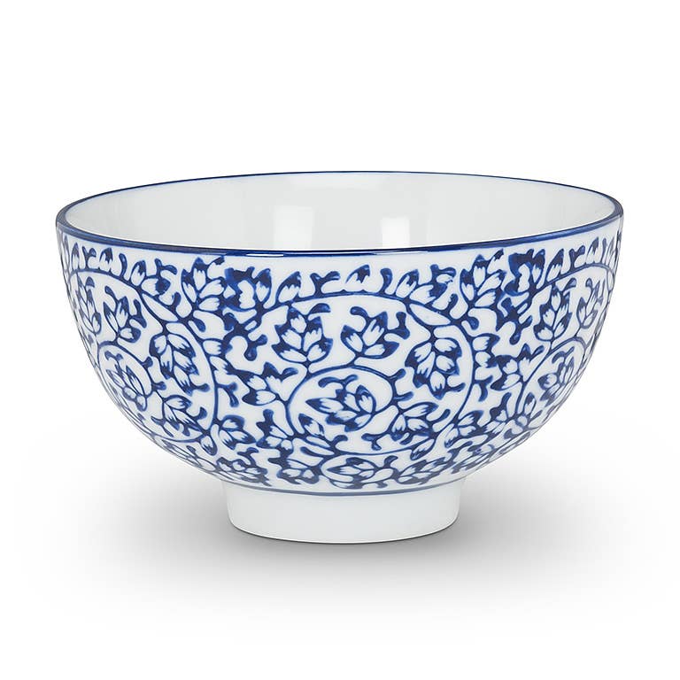 Blue/White Rice Bowl, Assorted, 4"