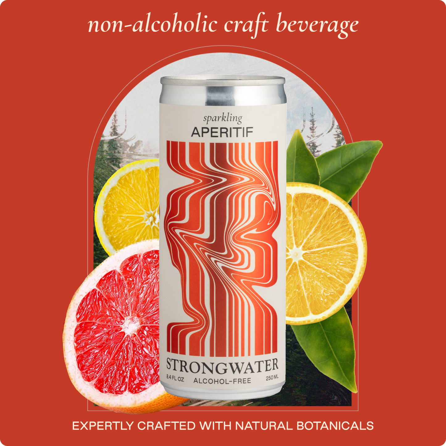 Strongwater Sparkling Aperitif NA Aperol Spritz, 4 Pack