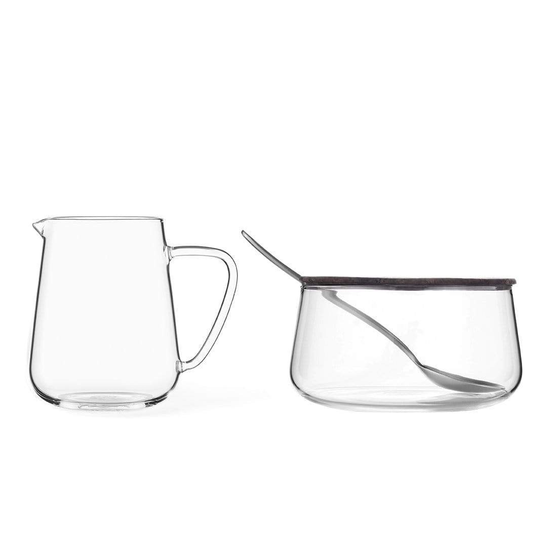 Viva Classic™ Glass Cream Milk Pitcher & Sugar Bowl Serving Set