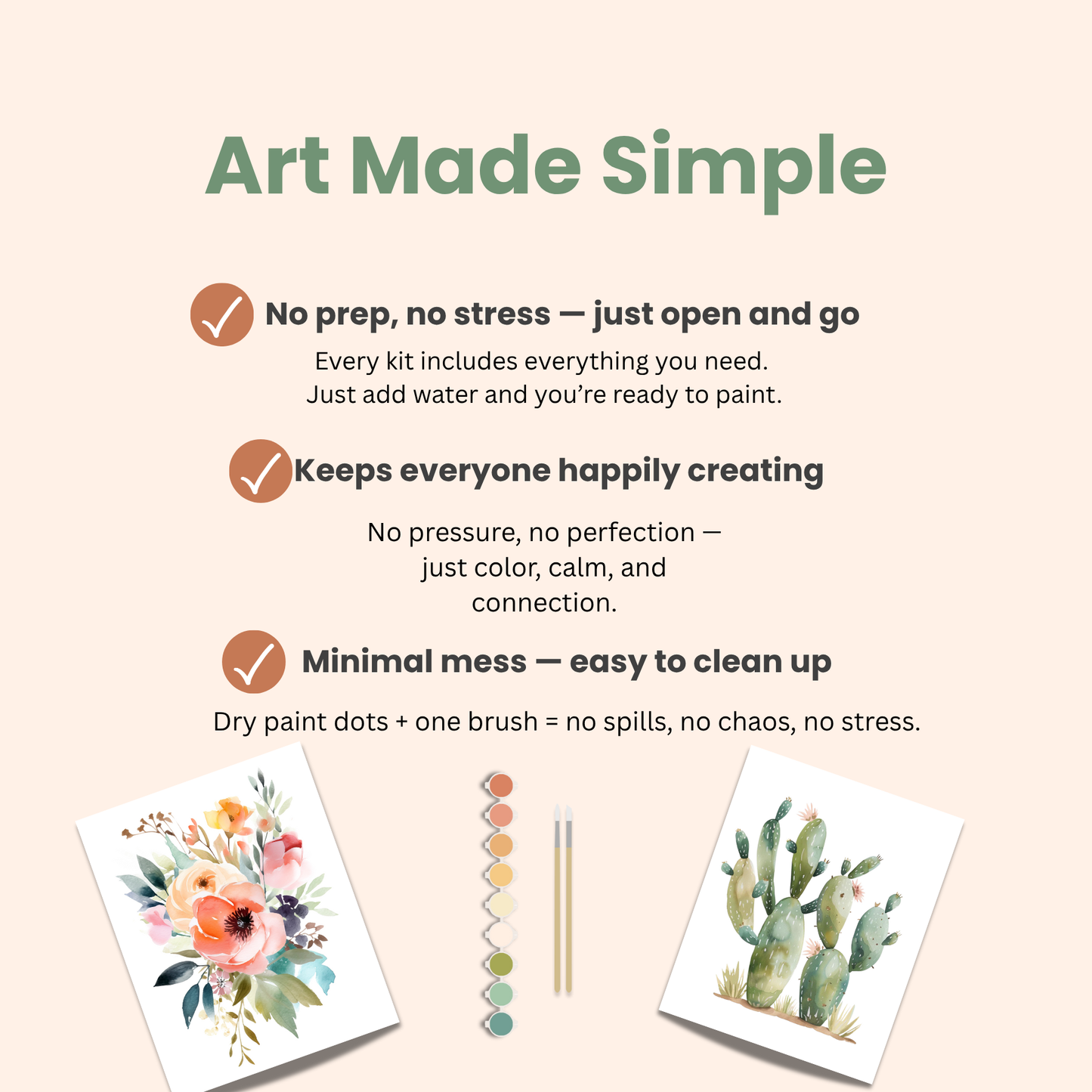 Breathe People All-In-One Beginner Watercolor Paint Set - Hummingbird