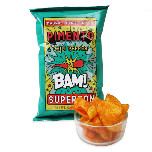 Superbon Chips de Madrid -  Chili BBQ Potato Chips, 135g