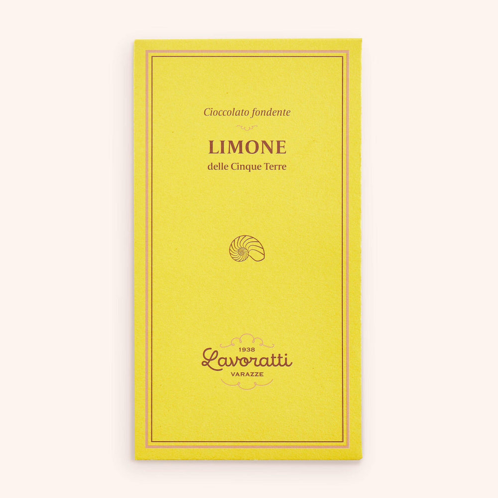 Cioccolato Lavoratti 1938 - Cinque Terre Lemon Dark Chocolate Bar 80g