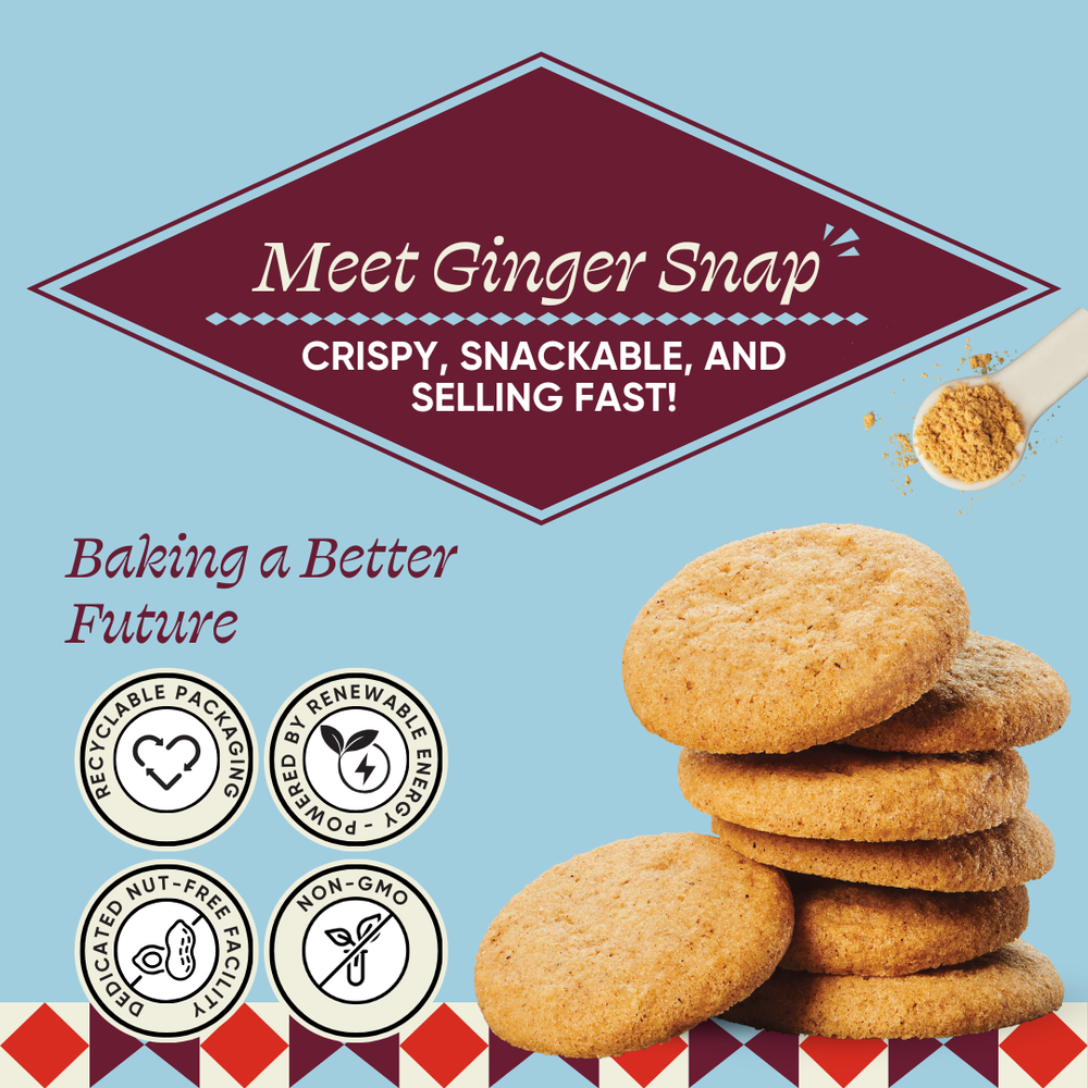Fancypants Baking Ginger Snap Cookies, 5oz