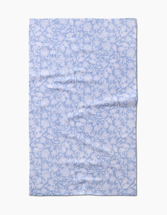 Geometry - Whispering Spring Petals Tea Towel