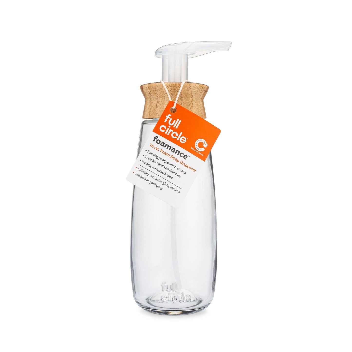 Full Circle Home Foamance Foaming Soap Dispenser, 16oz