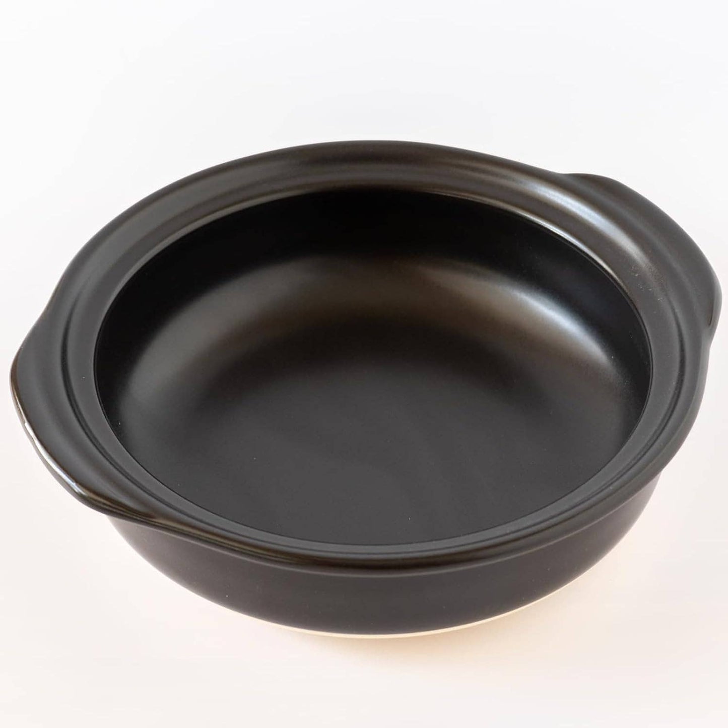 Urban Tokyo Banko Ware Ginpo Donabe Hot Pot Kikuhana Design, Navy Blue