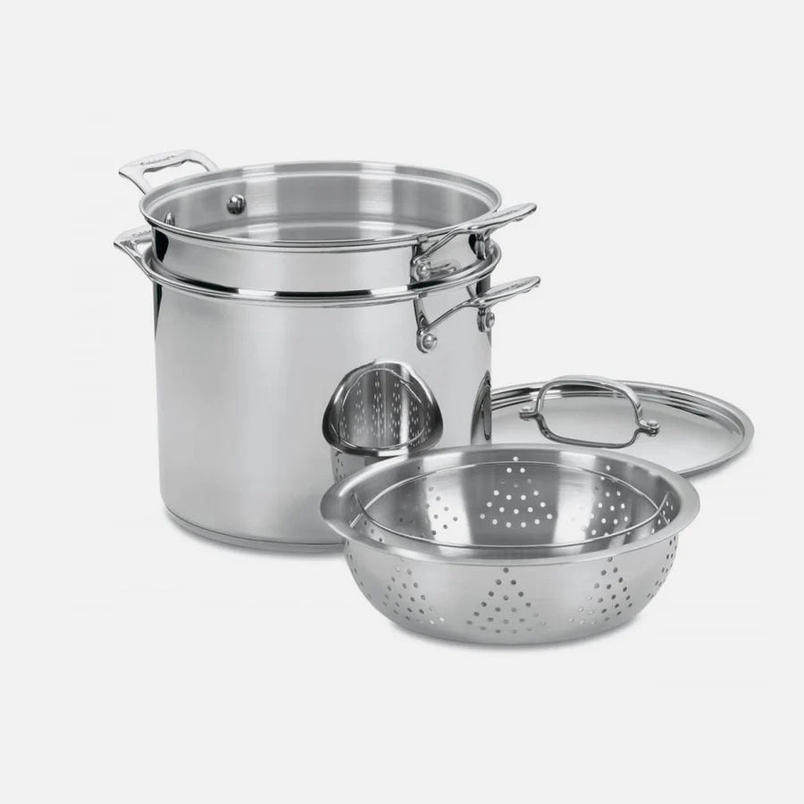 Cuisinart Chef's Classic Stainless Steel Pasta/Steamer - 4 PC