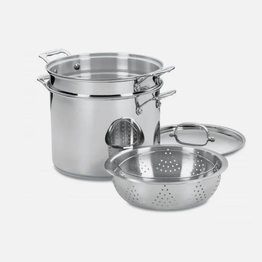 Cuisinart Chef's Classic Stainless Steel Pasta/Steamer - 4 PC