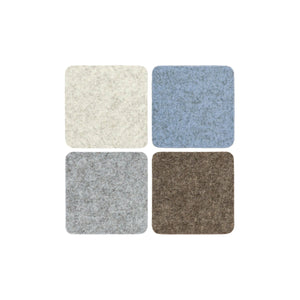 Graf Lantz - Bierfilzl Merino Wool Felt Square Coaster Multi 4 Pack