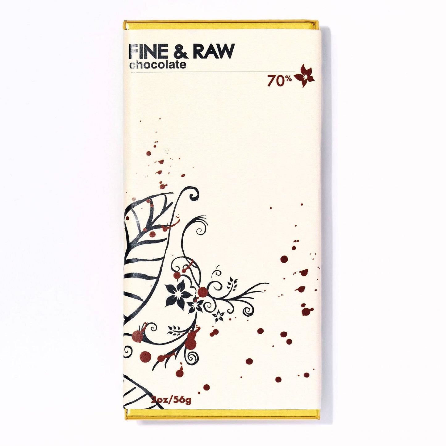 Fine & Raw 70% Dark Signature Bar, 2 oz