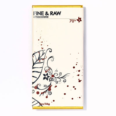Fine & Raw 70% Dark Signature Bar, 2 oz