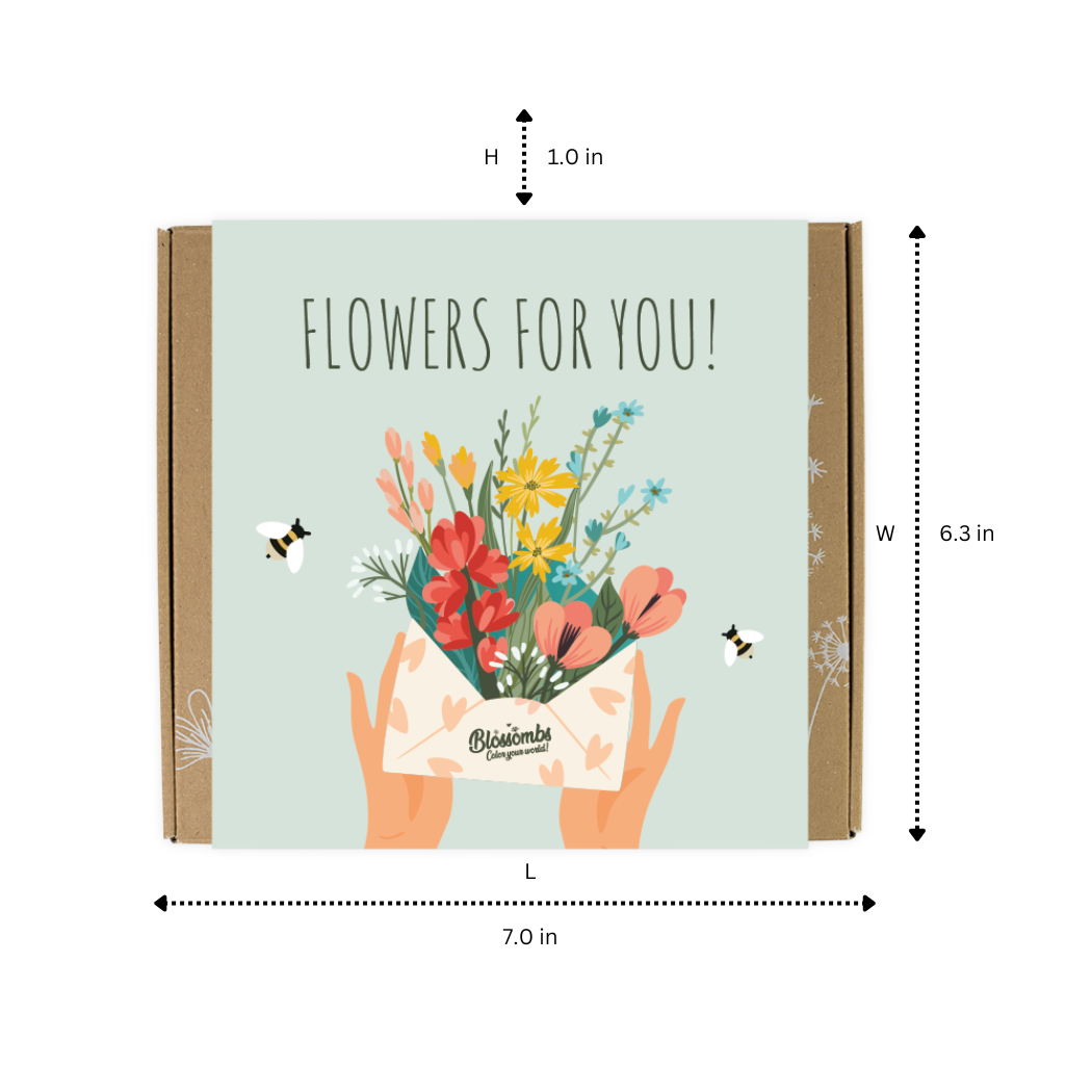 Blossombs Medium Box, Flowers For You, 9 Blossombs