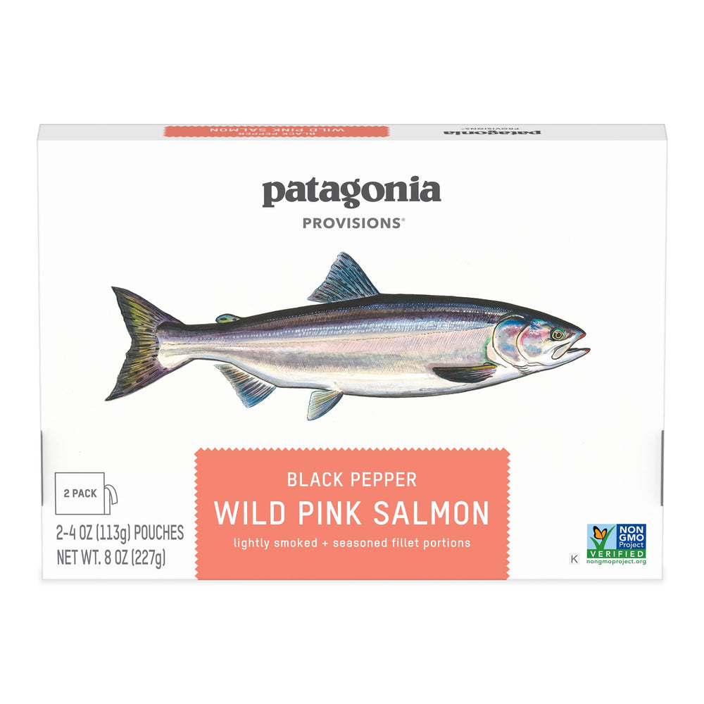Patagonia Provisions - Wild Pink Salmon, Black Pepper 8oz (2-4oz pouches)