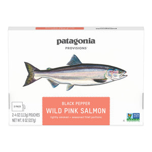 Patagonia Provisions - Wild Pink Salmon, Black Pepper 8oz (2-4oz pouches)