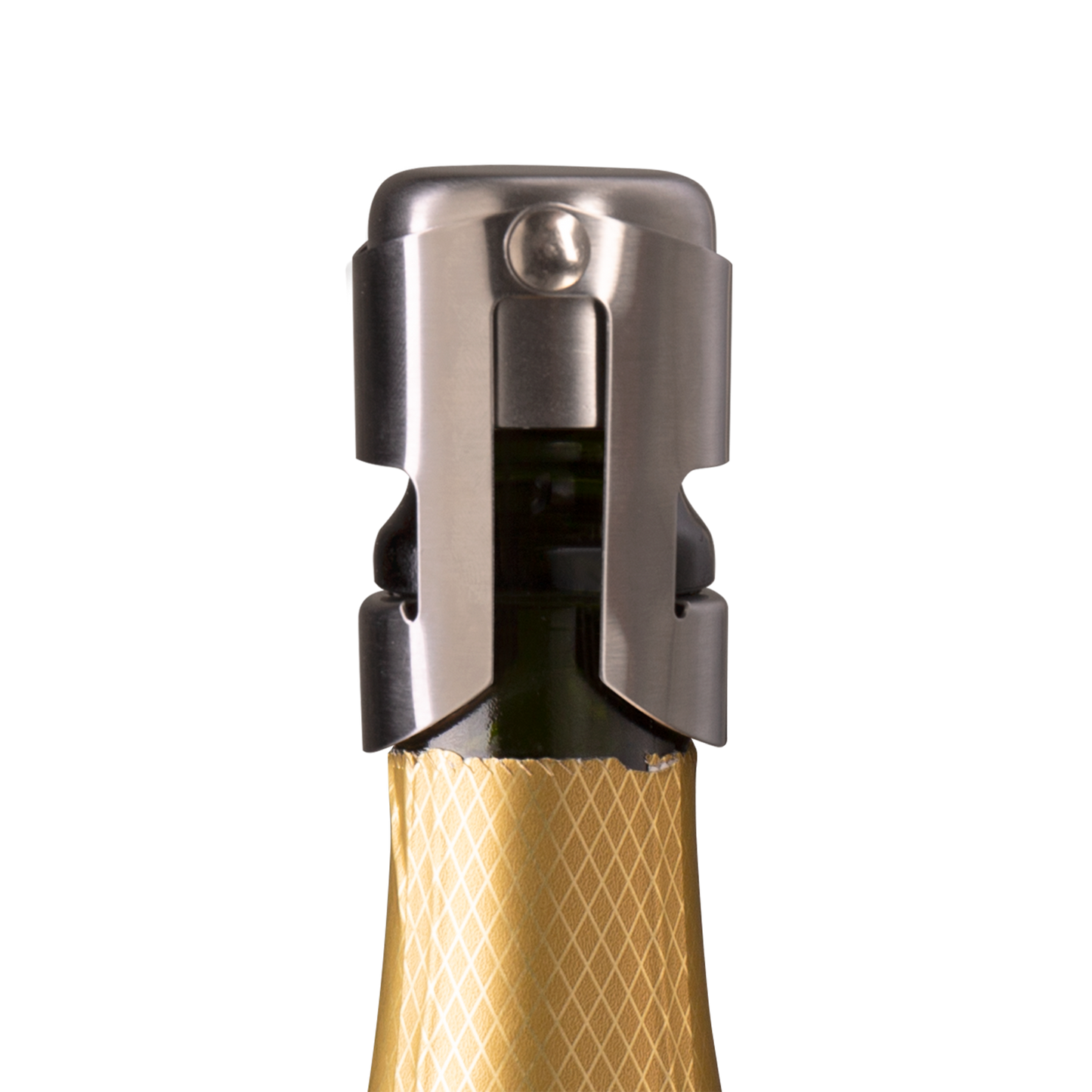 Vacu Vin Champagne Stopper, Stainless Steel