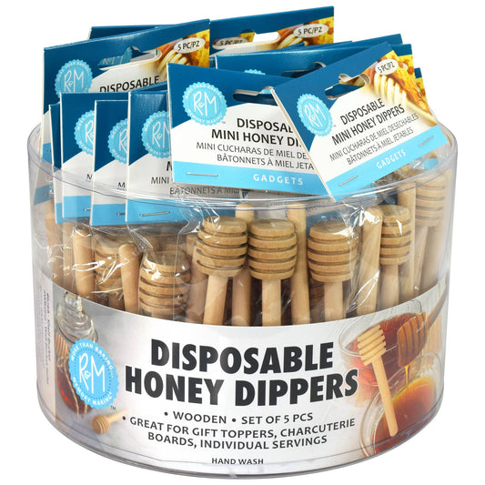 Disposable Honey Dipper, Pack of 5