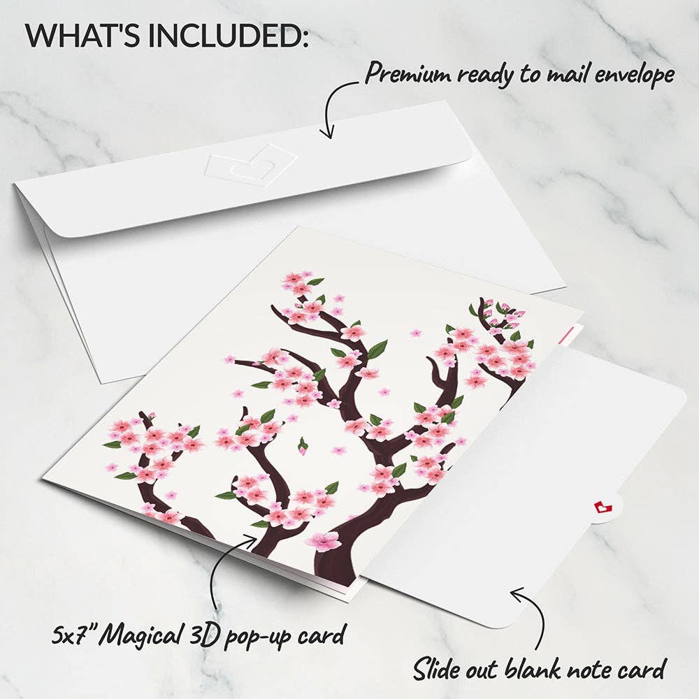 Lovepop Cherry Blossom Branches in Bloom Pop-Up Card