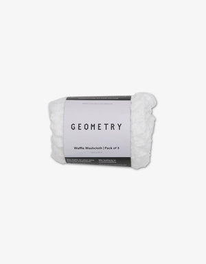 Geometry - Cloud Waffle Washcloth Set