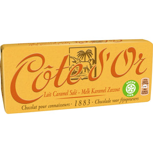 Côte D'Or Milk Chocolate Caramel & Sea Salt Connoisseur Bar, 5.29 oz