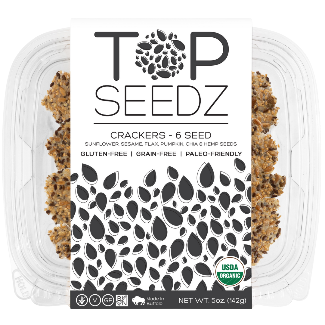 Top Seedz - 6 Seed Crackers | 5oz box