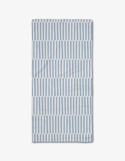 Geometry - Blue Stripes Bar Towel