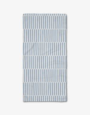 Geometry - Blue Stripes Bar Towel