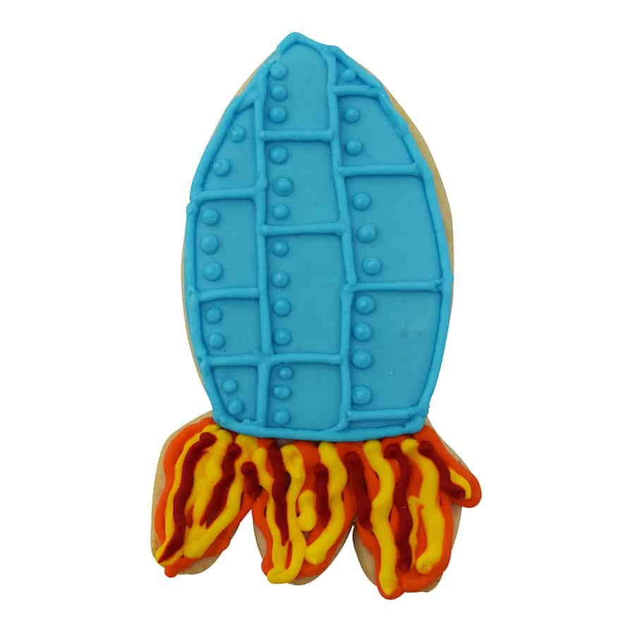 Rocket Cookie Cutter, 4”