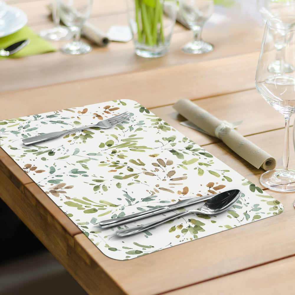 Green Fields Reversible Easy Care Flexible Plastic Placemat