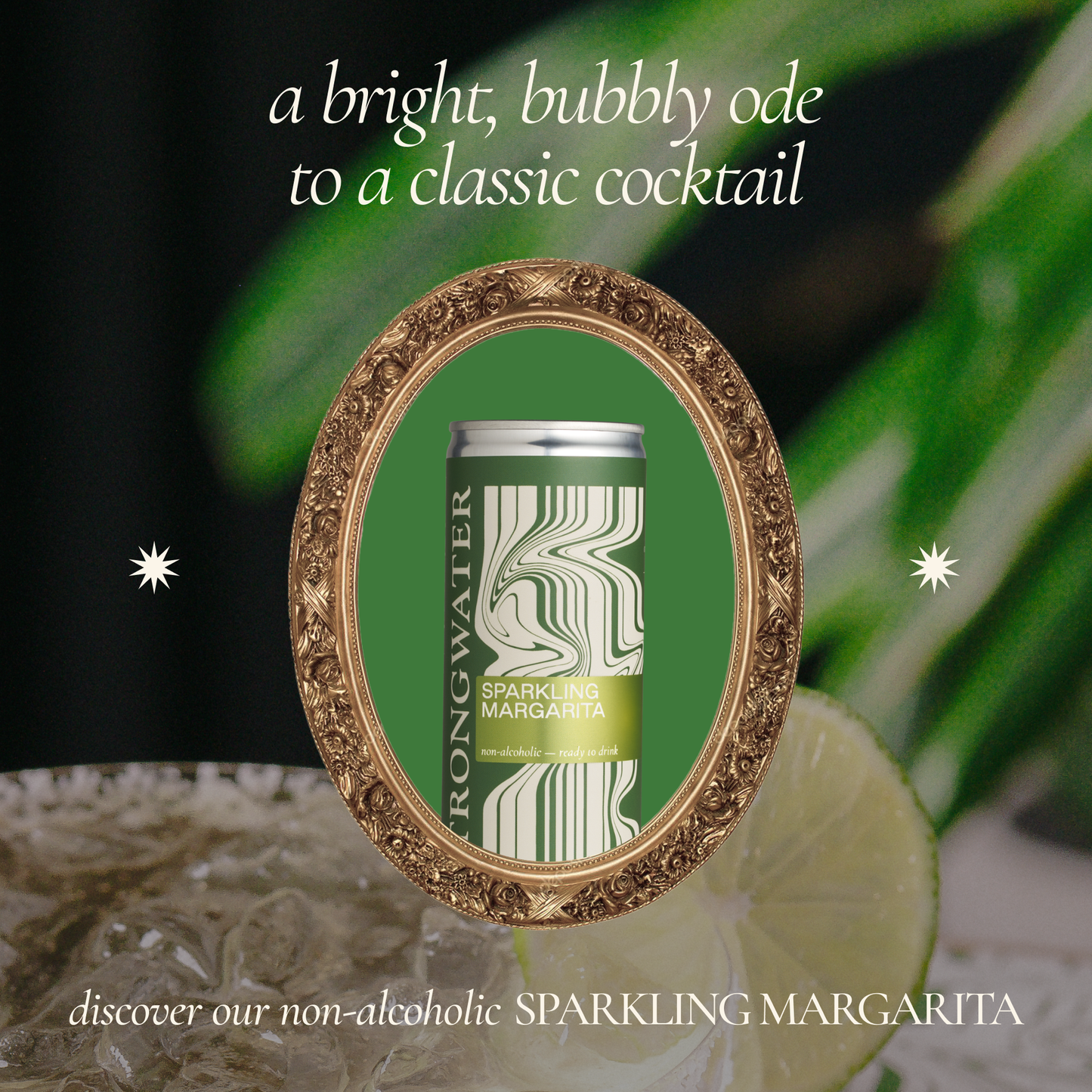 Strongwater Sparkling NA Margarita Mocktail, Single
