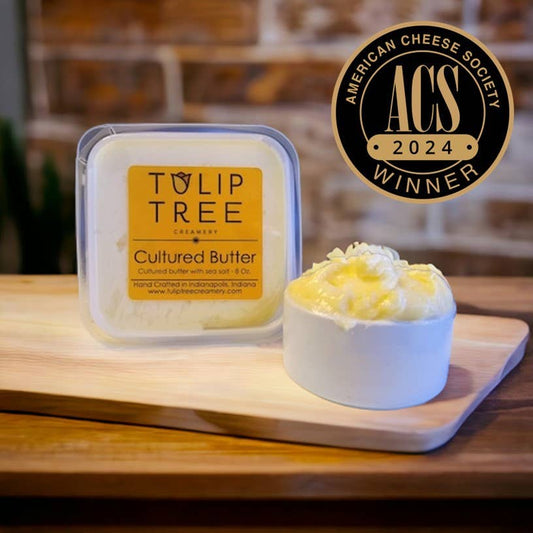 Tulip Tree Creamery Cultured Butter, 8 oz