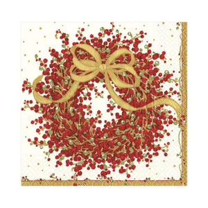 Caspari Pepperberry Luncheon Napkins, Set of 20