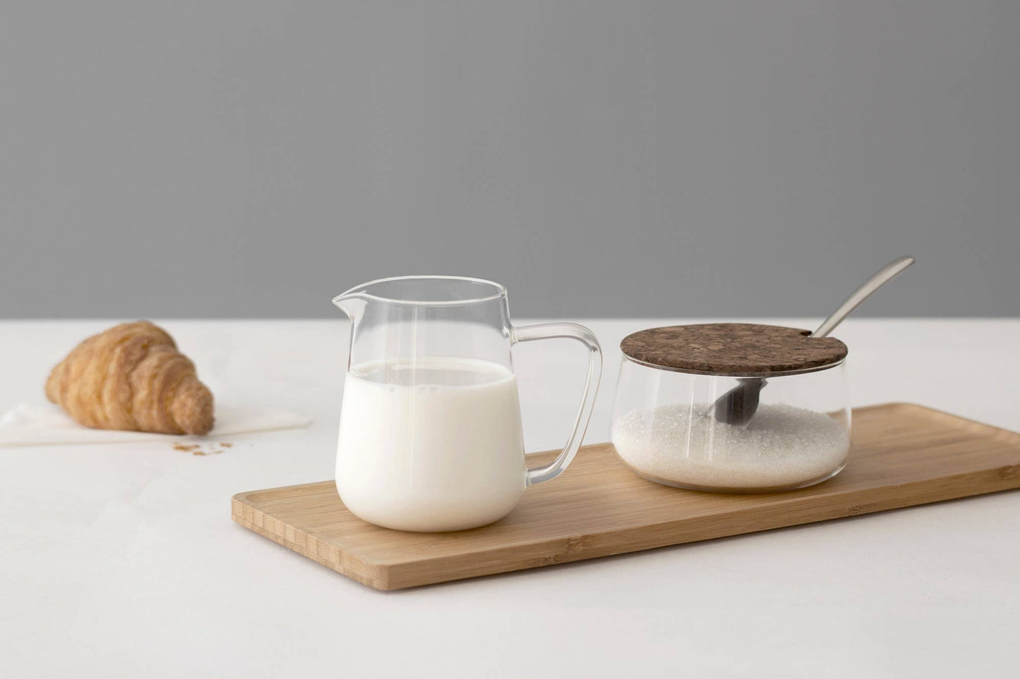 Viva Classic™ Glass Cream Milk Pitcher & Sugar Bowl Serving Set