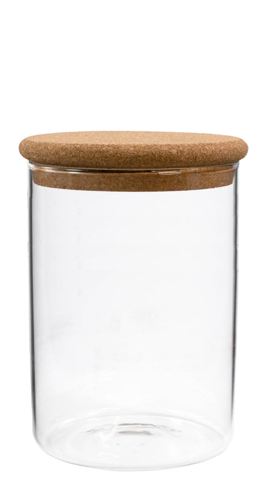 Canister Borosilicate with Cork Lid, 30oz