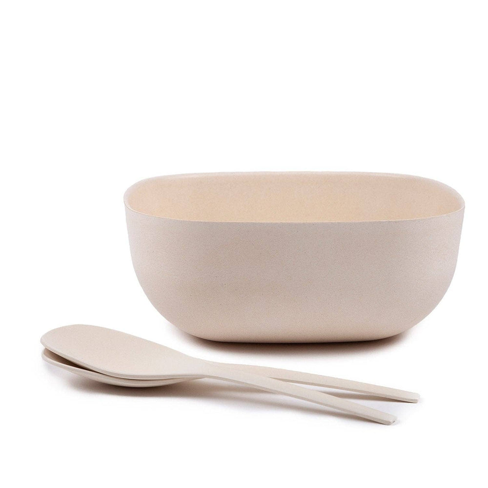 EKOBO - Large Salad Bowl - Off White: Off-White