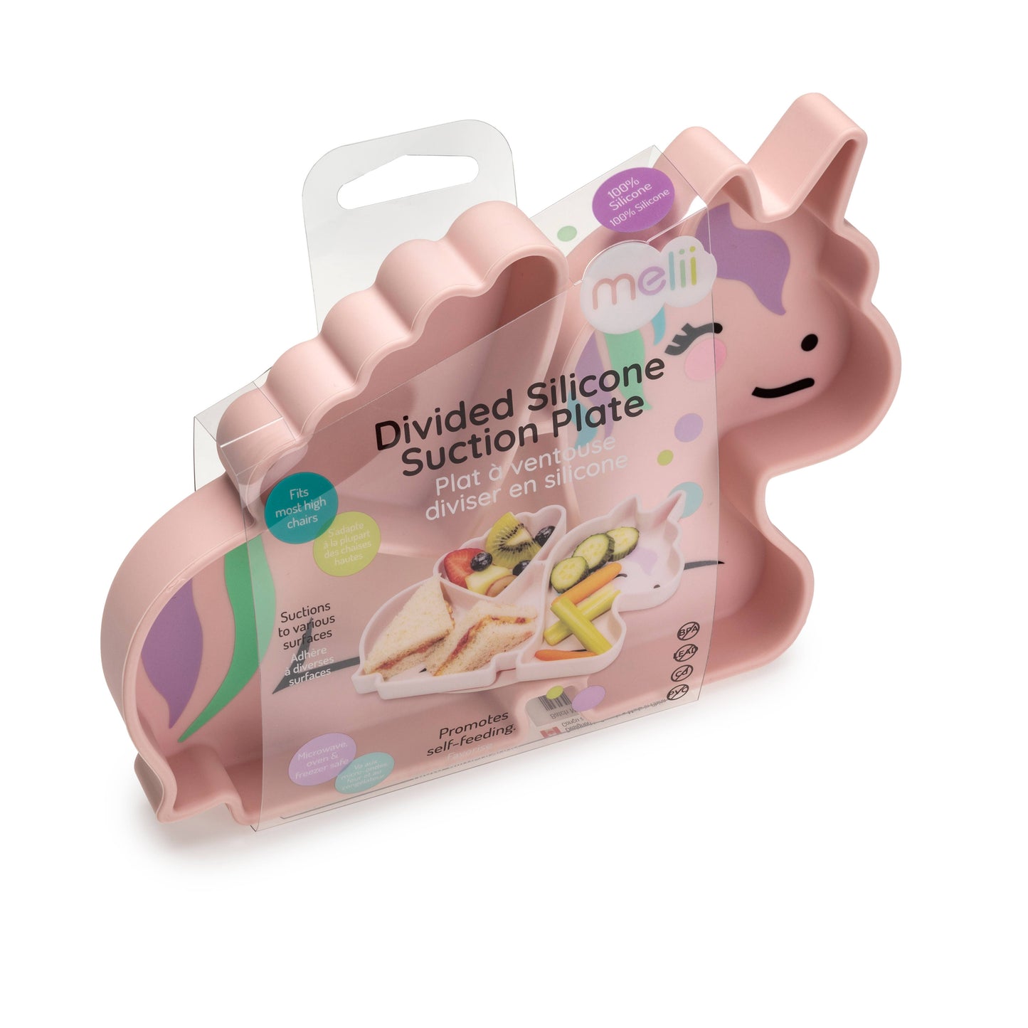 melii Divided Silicone Suction Plate