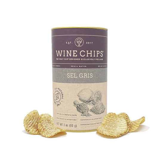 Wine Chips Sel Gris, 3 oz
