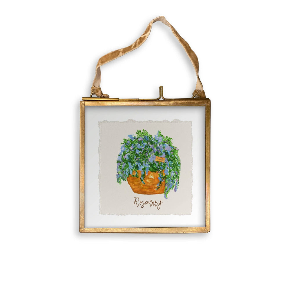 Flowering Rosemary Dishtowel