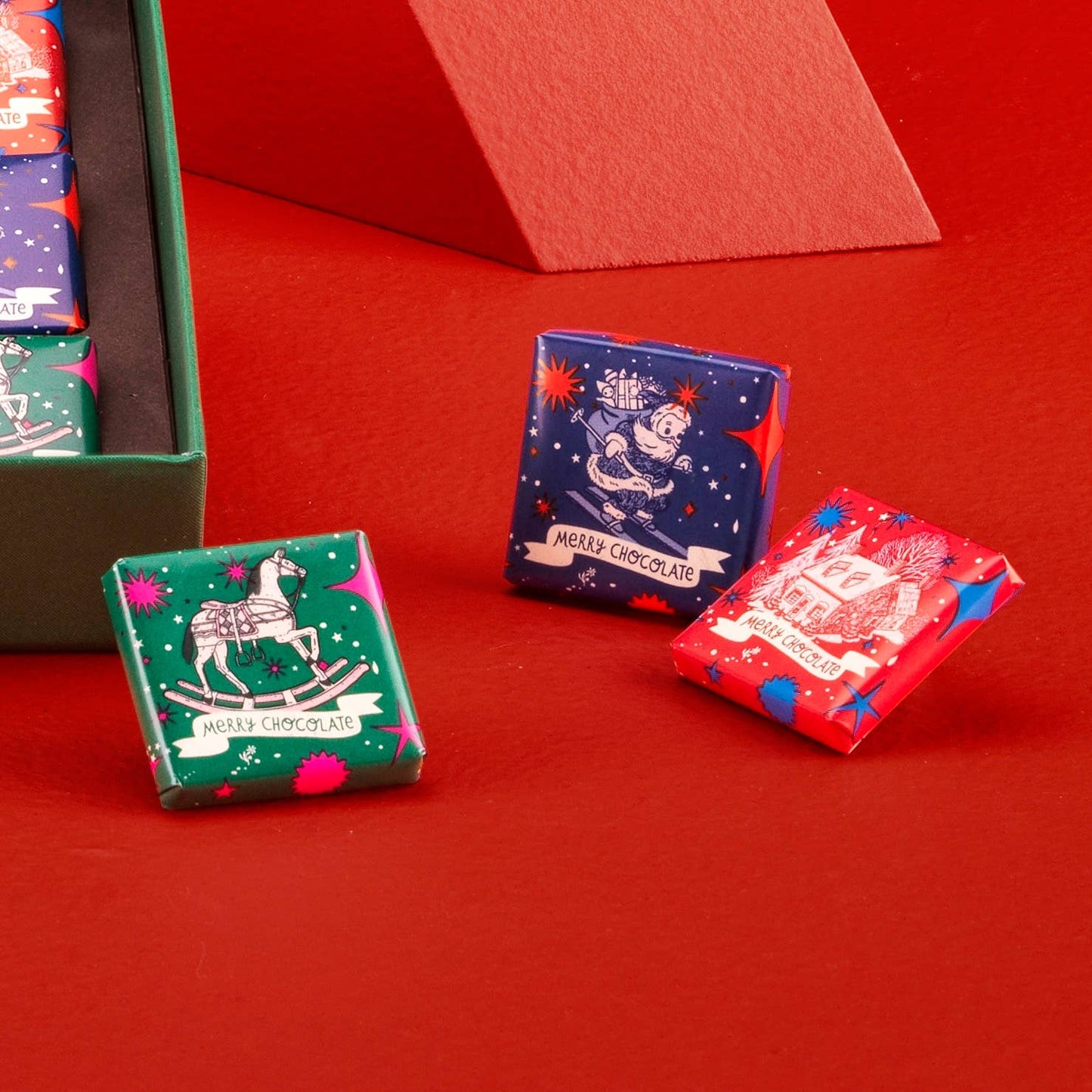 Venchi Assorted Christmas Chocolate Mini Squares