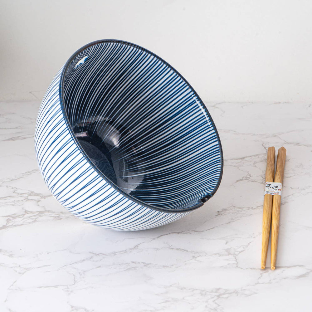 Urban Tokyo Tokusa Design Bowl With Chopsticks