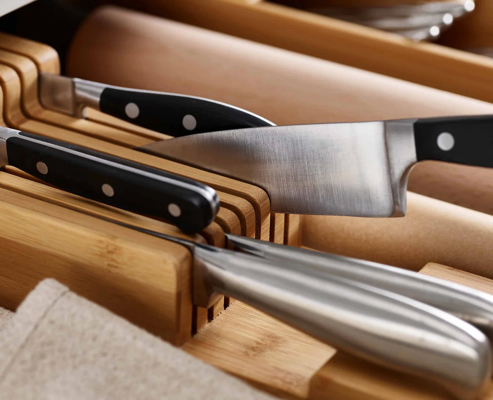 Joseph Joseph DrawerStore Bamboo Compact Knife Organizer – The Kitchen