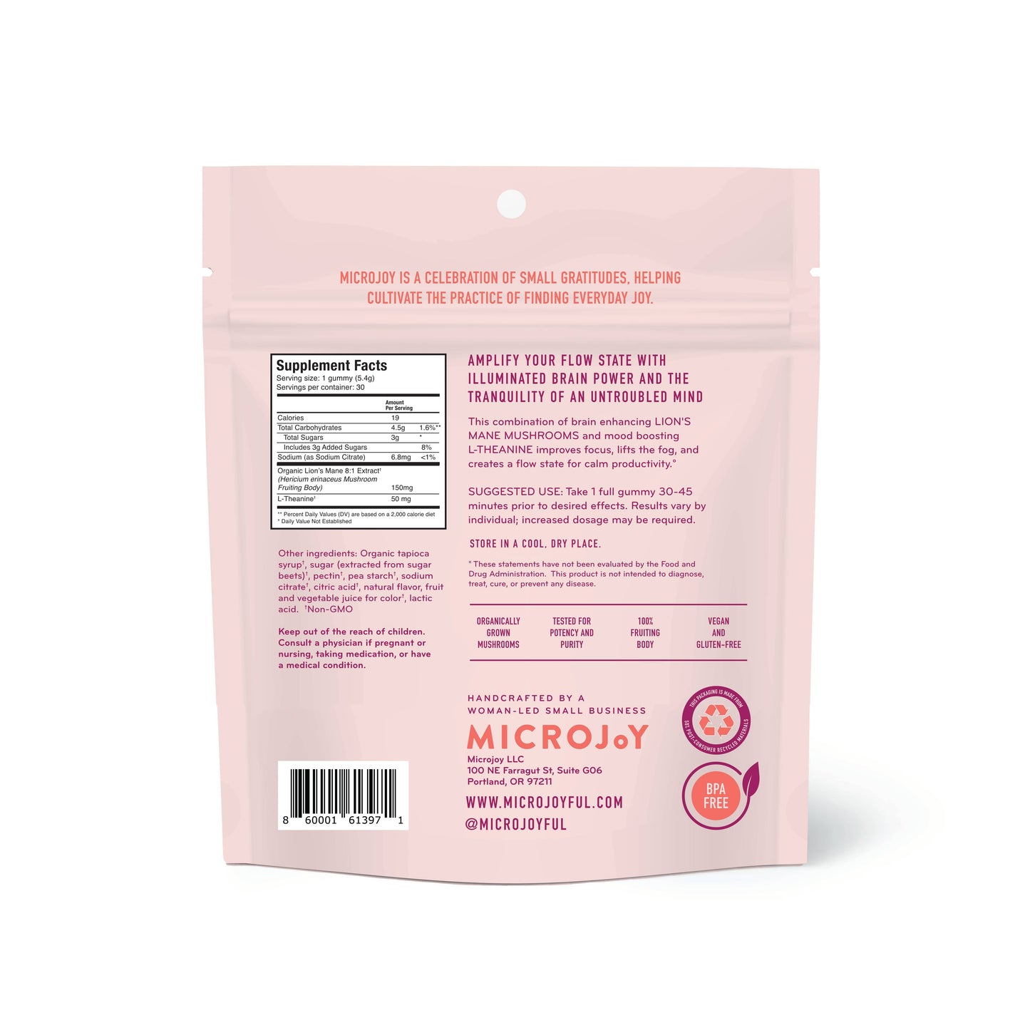 Microjoy Concentrate Mushroom Gummies