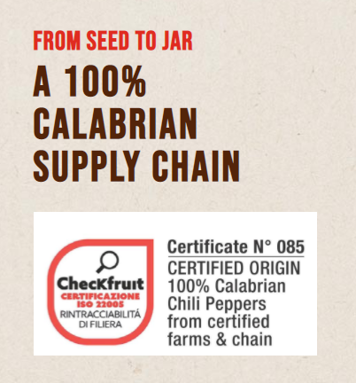 Calabrian Chili Peppers Crushed in Oil, Extra Hot, 9.87oz