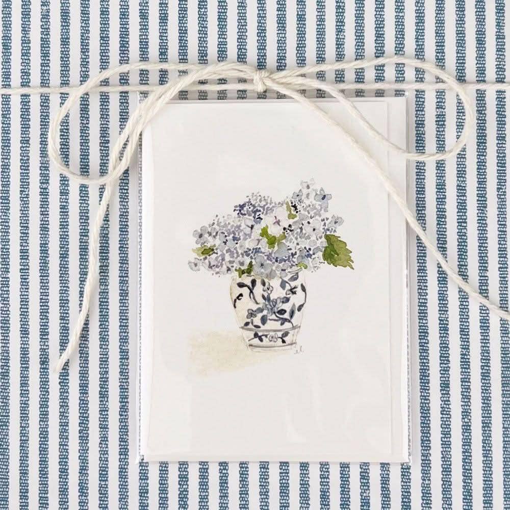 emily lex studio Hydrangea Bouquet Mini Notecard