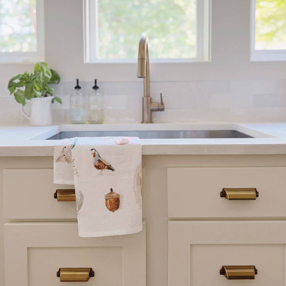 emily lex studio Autumn Tea Towel
