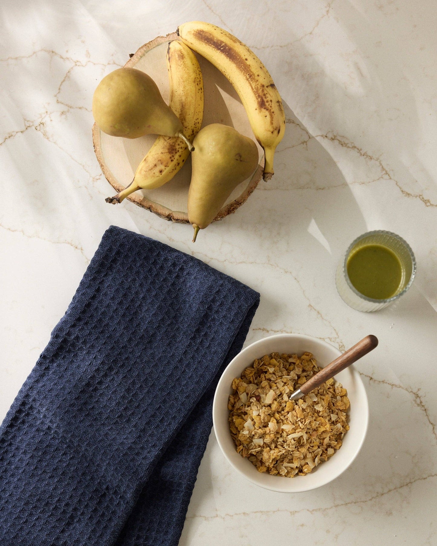 Geometry - Sapphire Truffle Hand Towel
