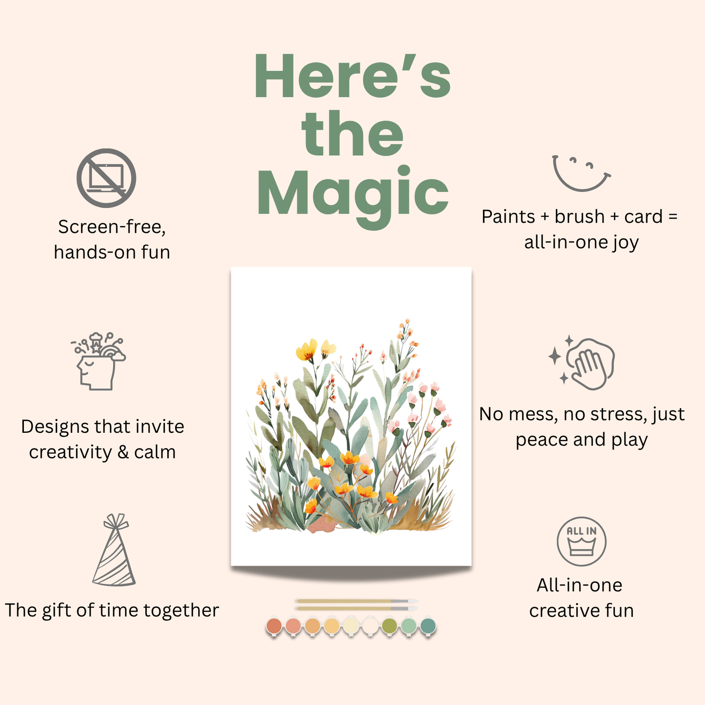 Breathe People All-In-One Beginner Watercolor Paint Set - Hummingbird