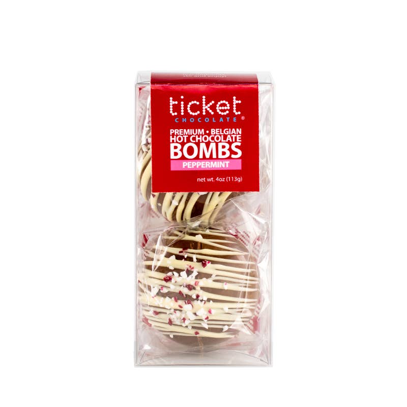 Ticket Chocolate - Hot Chocolate Bomb 2-pack, Milk Chocolate with  Marshmallow