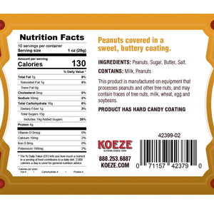 Koeze - Butter Toffee Gourmet Peanuts