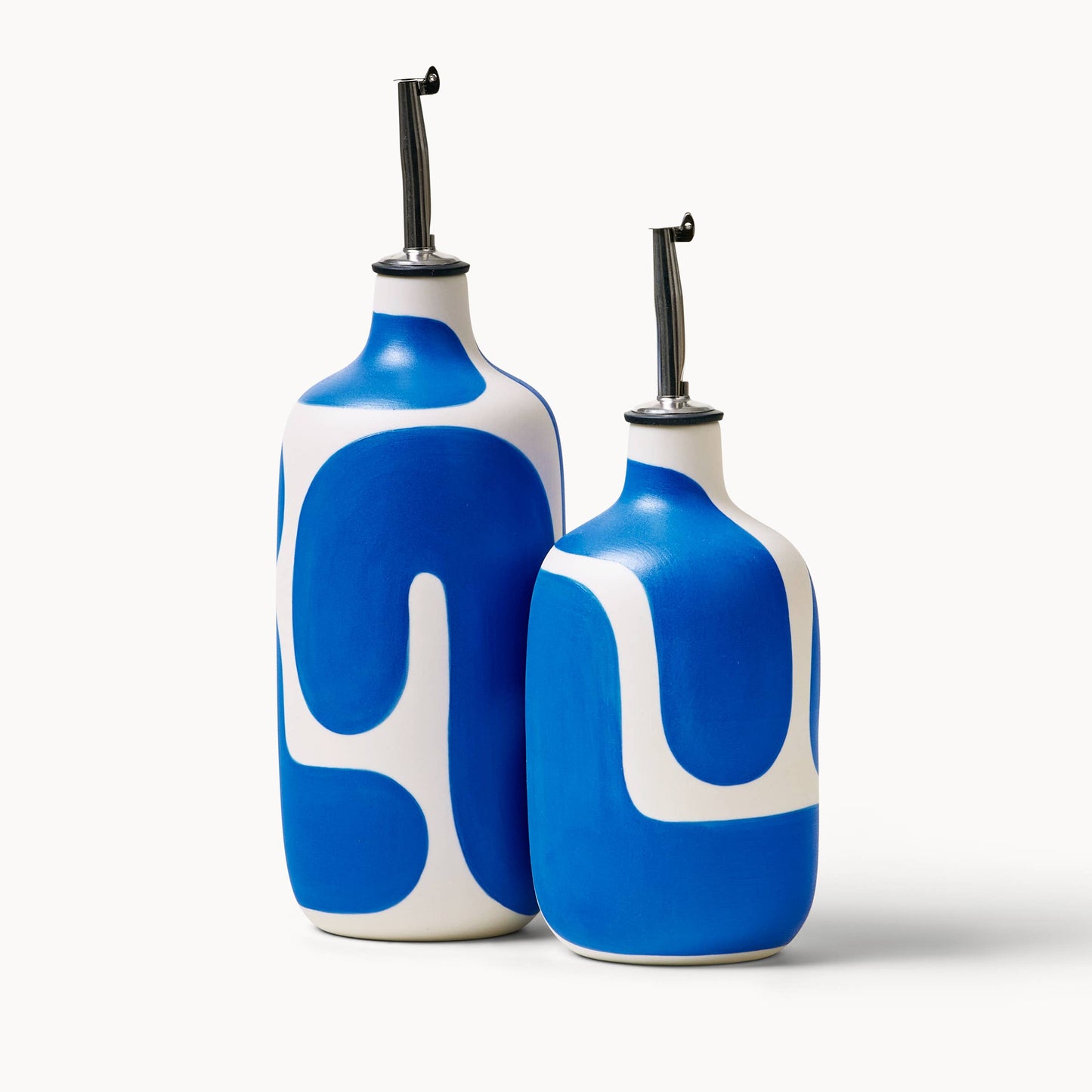 Franca Oil / Vinegar Cruets, Cobalt