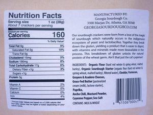 Georgia Sourdough Co. Cheese Crackers